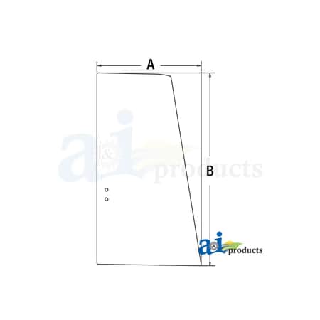 A & I Products Glass, Upper Door Rear 37" x23" x2" A-FYA00001501